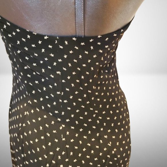 Stunning Thierry Mugler Miami Style Polka Dress with Front Tie - Picture 11 of 16